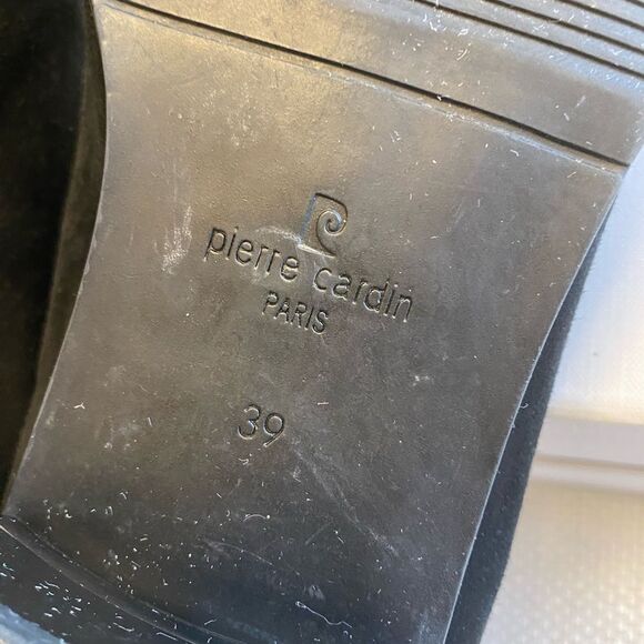 Pierre Cardin Paris women’s cap toe derby patent leather and suede size 39 wow - Picture 11 of 11